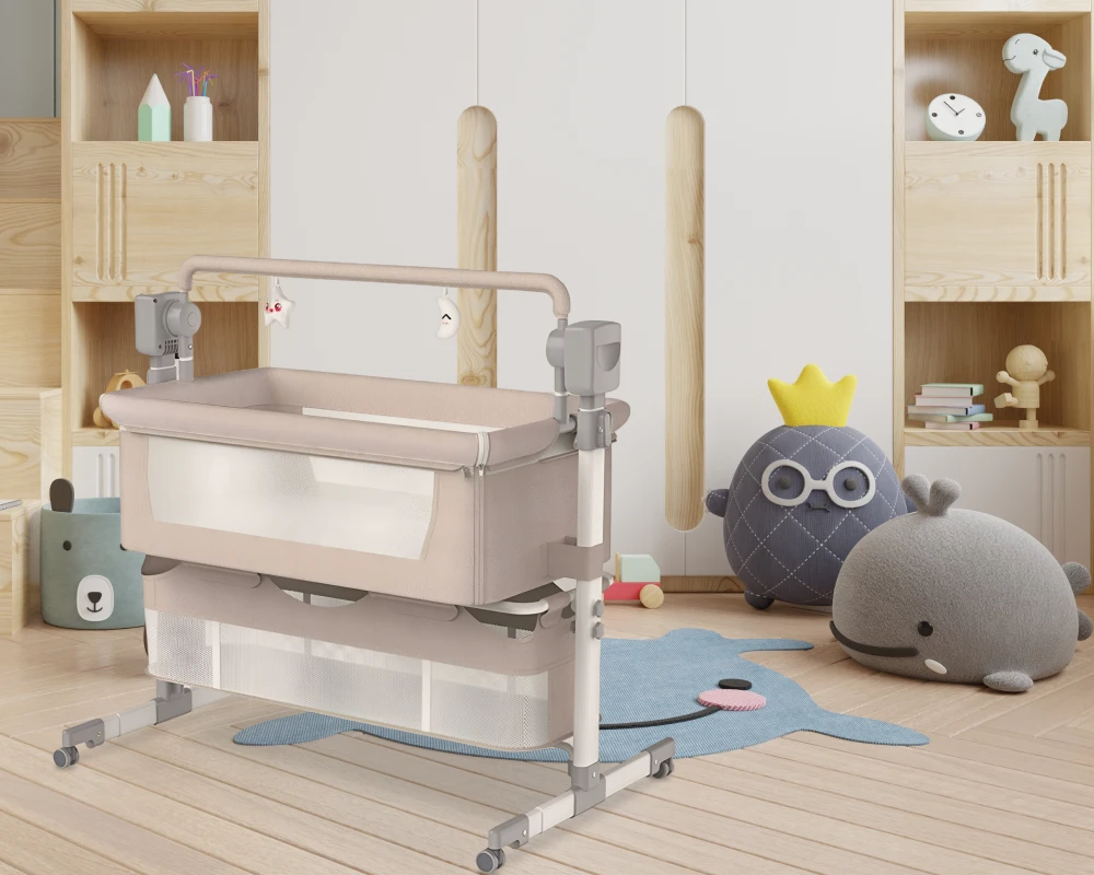 automatic rocking bassinet cradle